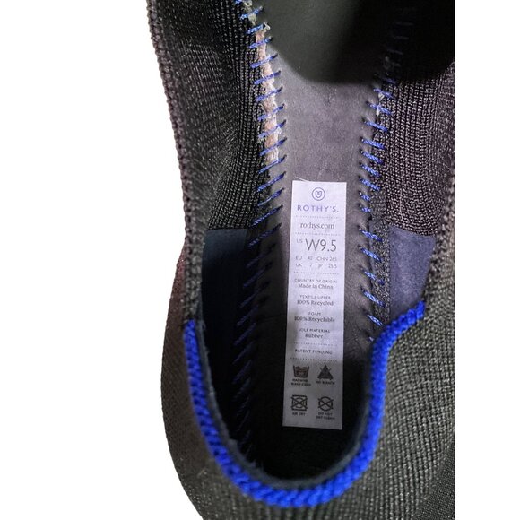 Rothy's Black Size 9.5 Loafers Made in China - Picture 8 of 9